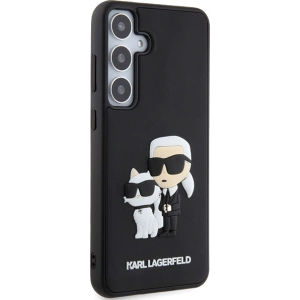 Etui Karl Lagerfeld KLHCS24S3DRKCNK Samsung Galaxy S24 hardcase 3D Rubber Karl&Choupette czarny/black