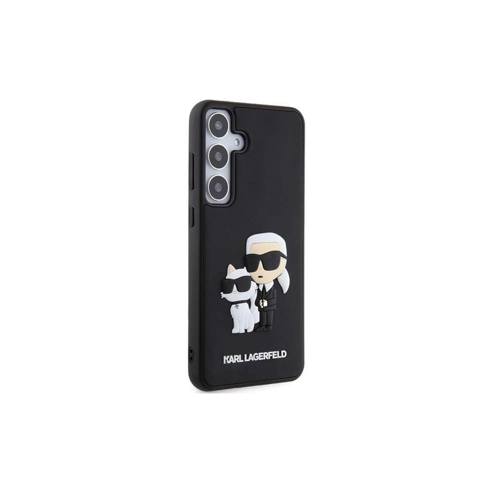 Hurtownia GSM - Etui Karl Lagerfeld KLHCS24S3DRKCNK Samsung Galaxy S24 hardcase 3D Rubber Karl&Choupette negru/black - KLD1882 - {ean13} - Hurt