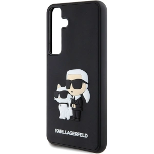 Etui Karl Lagerfeld KLHCS24S3DRKCNK Samsung Galaxy S24 hardcase 3D Rubber Karl&Choupette czarny/black