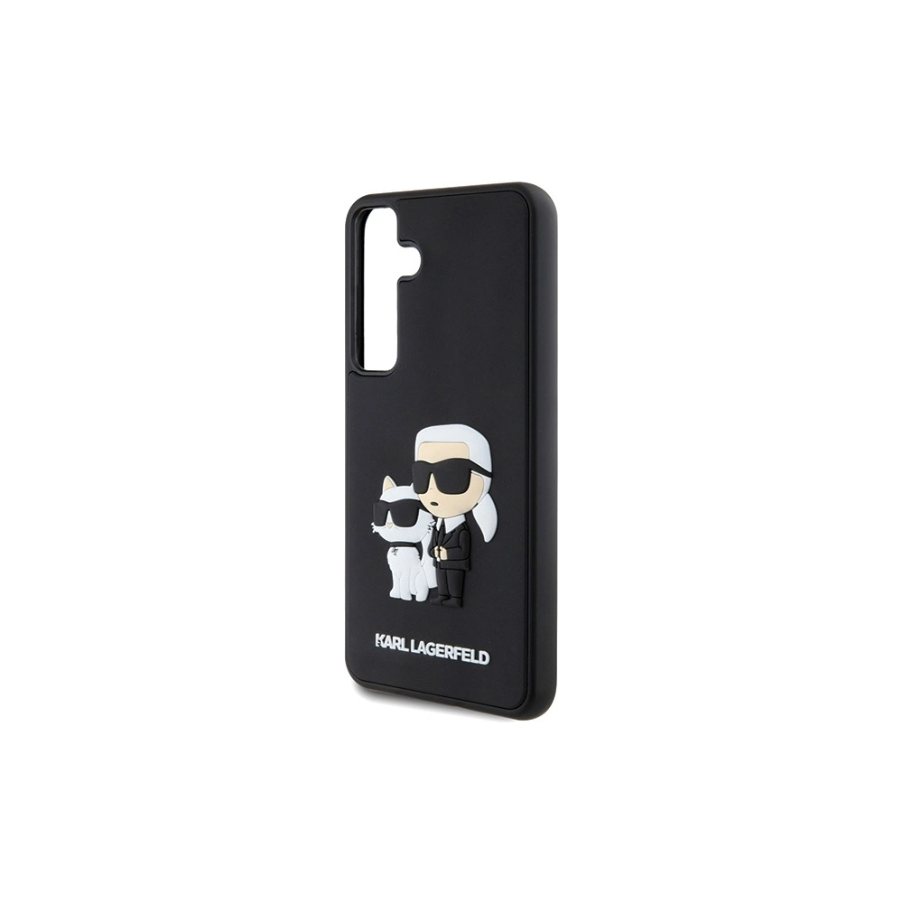 Hurtownia GSM - Etui Karl Lagerfeld KLHCS24S3DRKCNK Samsung Galaxy S24 hardcase 3D Rubber Karl&Choupette černý/black - KLD1882 - {ean13} - Hurt