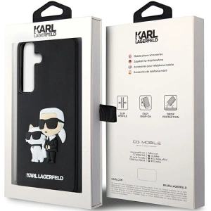 Etui Karl Lagerfeld KLHCS24S3DRKCNK Samsung Galaxy S24 hardcase 3D Rubber Karl&Choupette czarny/black