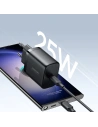 Wholesale Joyroom JR-TCF11 wall charger USB-C 25W + USB-C / USB-C cable 1m black - JYR964 - {ean13} - Hurt