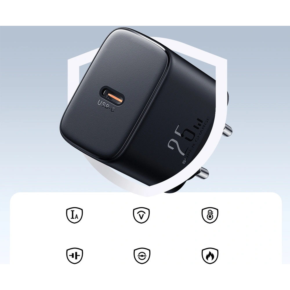 Hurtownia GSM - Síťová nabíječka Joyroom JR-TCF11 USB-C 25W + kabel USB-C / USB-C 1m černá - JYR964 - {ean13} - Hurt