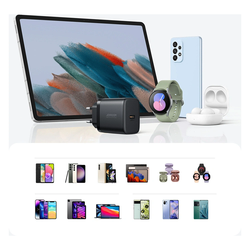 Hurtownia GSM - Síťová nabíječka Joyroom JR-TCF11 USB-C 25W + kabel USB-C / USB-C 1m černá - JYR964 - {ean13} - Hurt