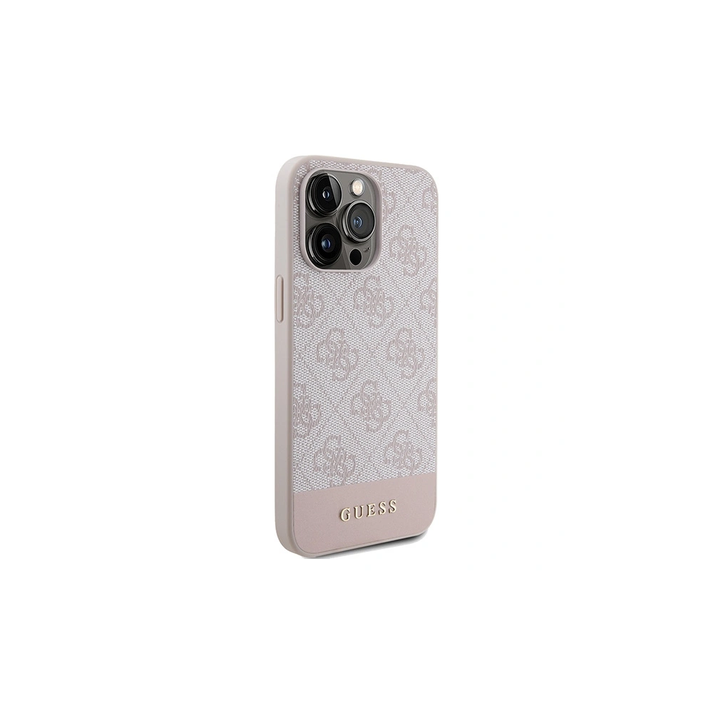 Hurtownia GSM - Etui Guess GUHCP14XG4GLPI Apple iPhone 14 Pro Max hardcase 4G Stripe Collection růžový/pink - GUE3280 - {ean13} - Hurt