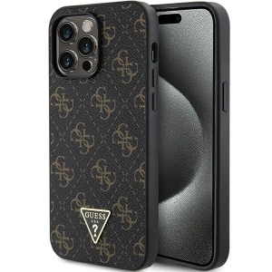 Hurtownia GSM - Case Guess GUHCP14XPG4GPK Apple iPhone 14 Pro Max Hartschale 4G Triangle Metal Logo schwarz/black - GUE3281 - {ean13} - Hurt