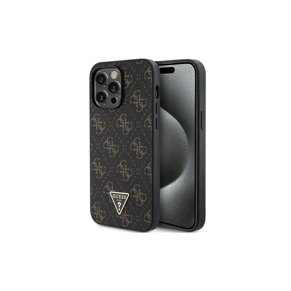 Hurtownia GSM - Etui Guess GUHCP14XPG4GPK Apple iPhone 14 Pro Max keménytok 4G Triangle Metal Logo fekete/black - GUE3281 - {ean13} - Hurt