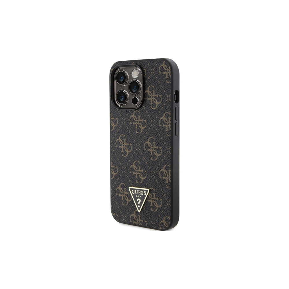 Hurtownia GSM - Etui Guess GUHCP14XPG4GPK Apple iPhone 14 Pro Max keménytok 4G Triangle Metal Logo fekete/black - GUE3281 - {ean13} - Hurt