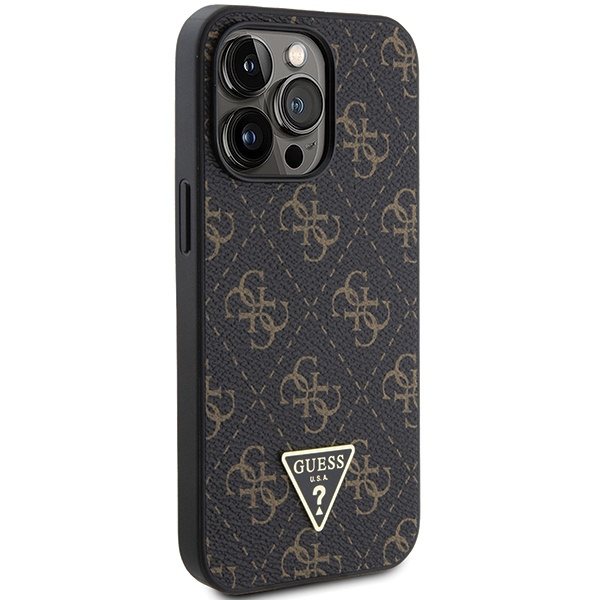 Kryt Guess GUHCP14XPG4GPK Apple iPhone 14 Pro Max hardcase 4G Triangle Metal Logo black