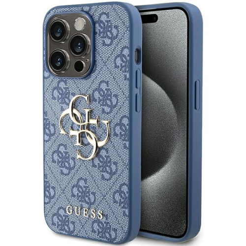 Hurtownia Guess - 3666339194147 - GUE3282 - Etui Guess GUHCP15L4GMGBL Apple iPhone 15 Pro hardcase 4G Big Metal Logo niebieski/blue - B2B homescreen