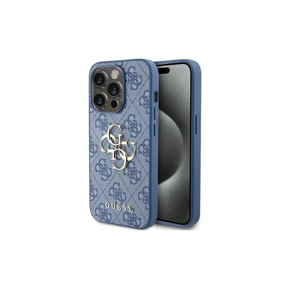 Hurtownia GSM - Etui Guess GUHCP15L4GMGBL Apple iPhone 15 Pro keményborítás 4G Big Metal Logo kék/blue - GUE3282 - {ean13} - Hurt