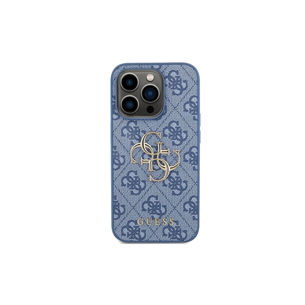 Hurtownia GSM - Etui Guess GUHCP15L4GMGBL Apple iPhone 15 Pro keményborítás 4G Big Metal Logo kék/blue - GUE3282 - {ean13} - Hurt