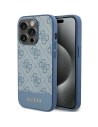 Etui Guess GUHCP15LG4GLBL Apple iPhone 15 Pro keménytok 4G Stripe Collection kék/blue