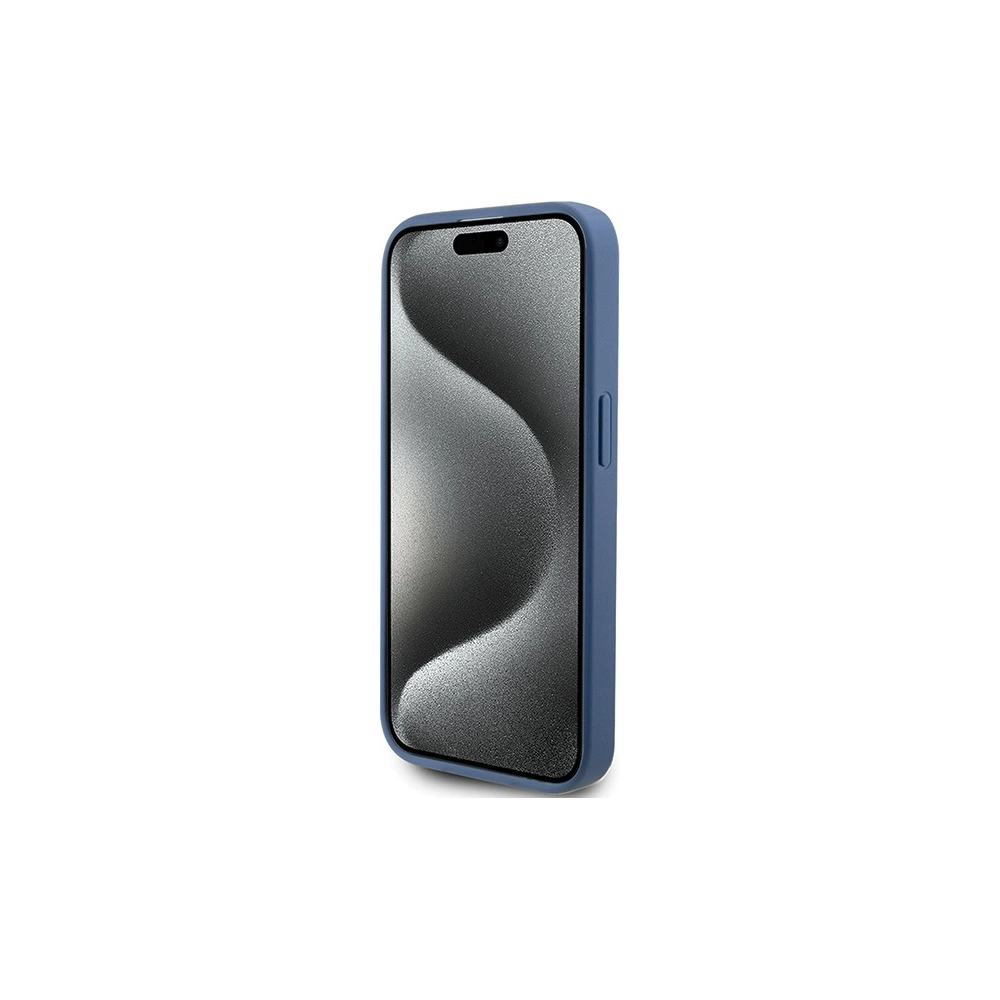 Hurtownia GSM - Etui Guess GUHCP15LG4GLBL Apple iPhone 15 Pro keménytok 4G Stripe Collection kék/blue - GUE3283 - {ean13} - Hurt