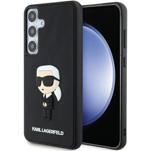 Hurtownia GSM - Etui Karl Lagerfeld KLHCS24S3DRKINK Samsung Galaxy S24 hardcase 3D Rubber Ikonik černý/black - KLD1883 - {ean13} - Hurt