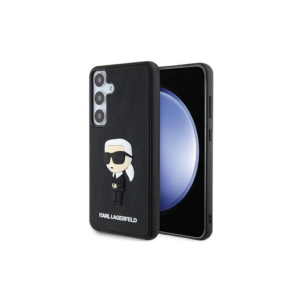 Hurtownia GSM - Etui Karl Lagerfeld KLHCS24S3DRKINK Samsung Galaxy S24 hardcase 3D Rubber Ikonik negru/black - KLD1883 - {ean13} - Hurt