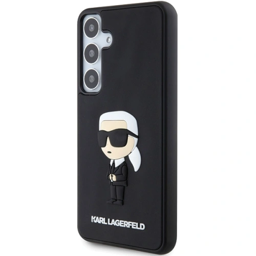 Etui Karl Lagerfeld KLHCS24S3DRKINK Samsung Galaxy S24 hardcase 3D Rubber Ikonik czarny/black