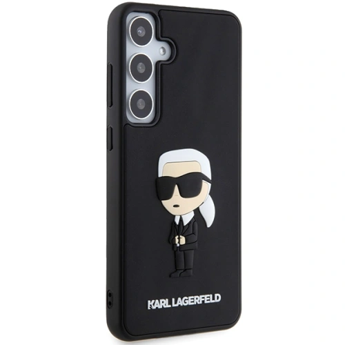 Etui Karl Lagerfeld KLHCS24S3DRKINK Samsung Galaxy S24 hardcase 3D Rubber Ikonik czarny/black