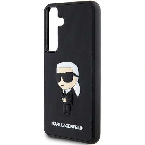 Etui Karl Lagerfeld KLHCS24S3DRKINK Samsung Galaxy S24 hardcase 3D Rubber Ikonik czarny/black
