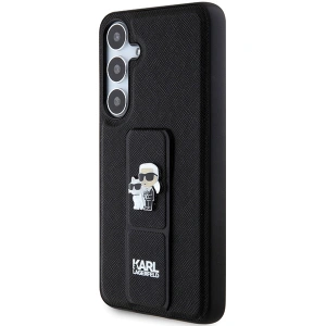 Hurtownia GSM - Etui Karl Lagerfeld KLHCS24SGSAKCPK Samsung Galaxy S24 hardcase Gripstand Saffiano Karl&Choupette Pins černý/black - KLD1884 - {ean13} - Hurt