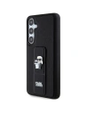 Hurtownia GSM - Etui Karl Lagerfeld KLHCS24SGSAKCPK Samsung Galaxy S24 hardcase Gripstand Saffiano Karl&Choupette Pins černý/black - KLD1884 - {ean13} - Hurt