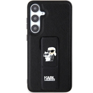 Etui Karl Lagerfeld KLHCS24SGSAKCPK Samsung Galaxy S24 hardcase Gripstand Saffiano Karl&Choupette Pins czarny/black