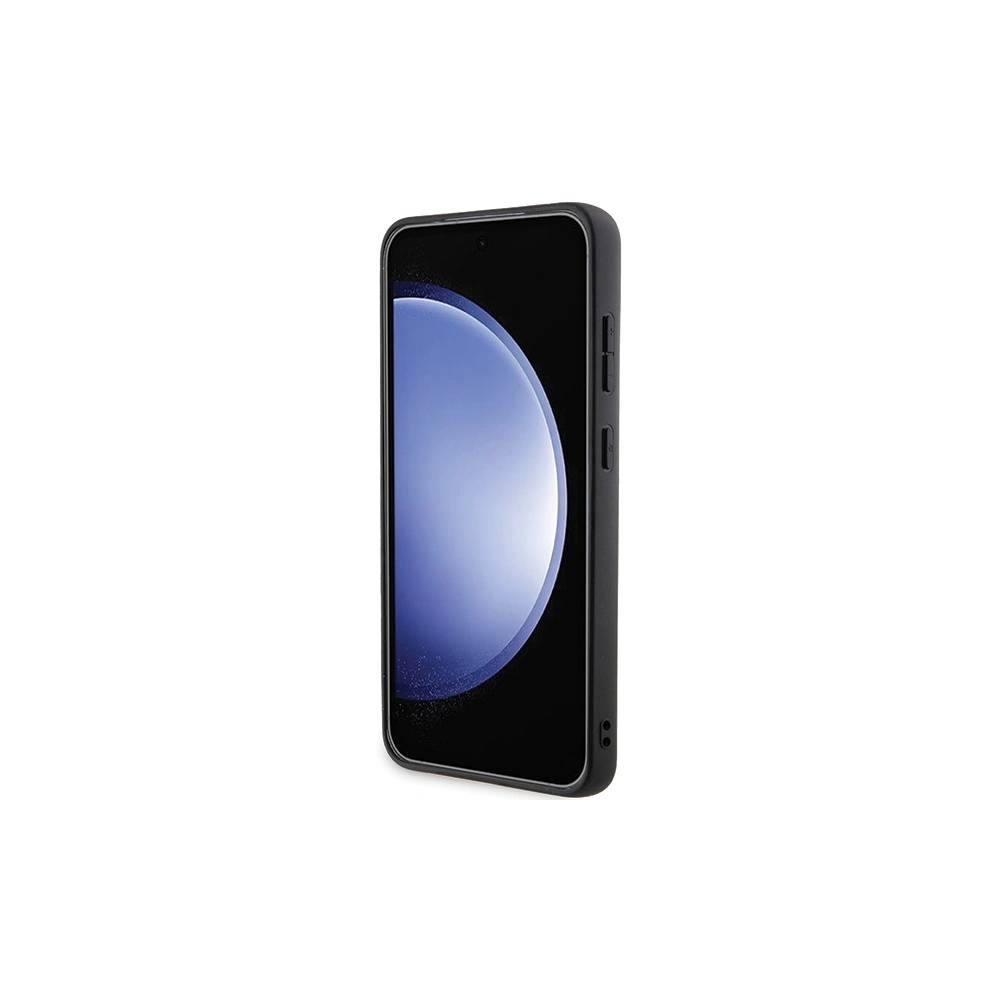 Wholesale Karl Lagerfeld KLHCS24SGSAKCPK Samsung Galaxy S24 hardcase Gripstand Saffiano Karl&Choupette Pins black - KLD1884 - {ean13} - Hurt