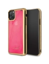 Etui Guess GUHCN58GLTRPI Apple iPhone 11 Pro różowy/pink hard case Glow in the Dark Sand Matte