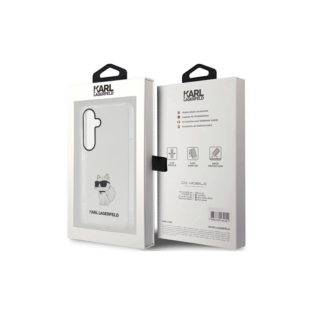 Wholesale Karl Lagerfeld KLHCS24SHNCHTCT Samsung Galaxy S24 hardcase IML Choupette transparent - KLD1885 - {ean13} - Hurt