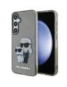 Etui Karl Lagerfeld KLHCS24SHNKCTGK Samsung Galaxy S24 hardcase Glitter Karl&Choupette černý/black