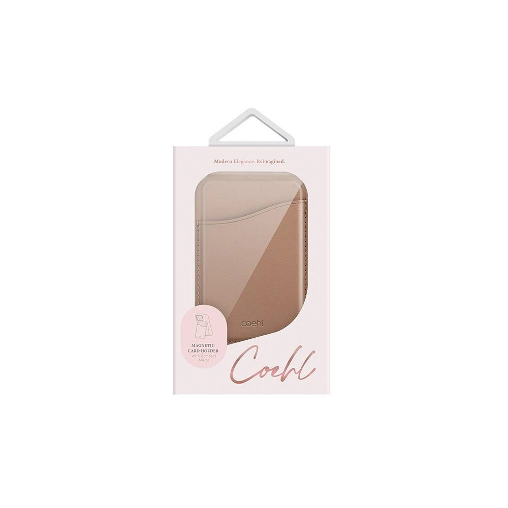 Hurtownia GSM - Portofel magnetic UNIQ Coehl Esme MagSafe cu oglindă și suport bej/dusty nude - UNIQ1093 - {ean13} - Hurt