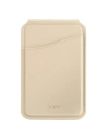 UNIQ Coehl Esme MagSafe magnetic wallet with mirror and stand cream