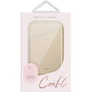 Wholesale UNIQ Coehl Esme MagSafe magnetic wallet with mirror and stand cream - UNIQ1095 - {ean13} - Hurt