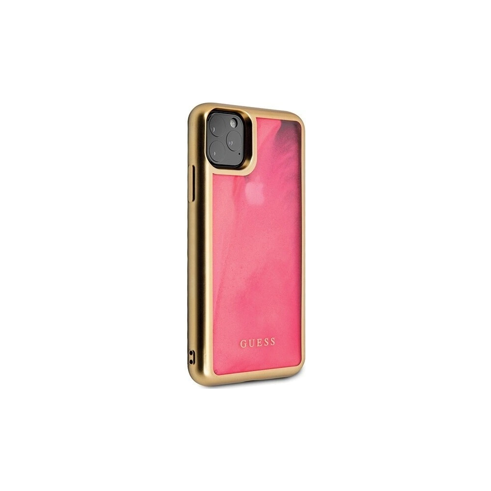 Hurtownia GSM - Etui Guess GUHCN58GLTRPI Apple iPhone 11 Pro różowy/pink hard case Glow in the Dark Sand Matte - GUE156PNK - {ean13} - Hurt