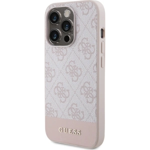 Hurtownia GSM - Etui Guess GUHCP15LG4GLPI Apple iPhone 15 Pro hardcase 4G Stripe Collection rózsaszín/pink - GUE3286 - {ean13} - Hurt