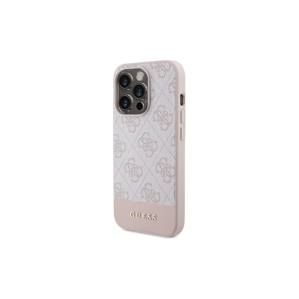 Hurtownia GSM - Etui Guess GUHCP15LG4GLPI Apple iPhone 15 Pro hardcase 4G Stripe Collection roz/pink - GUE3286 - {ean13} - Hurt