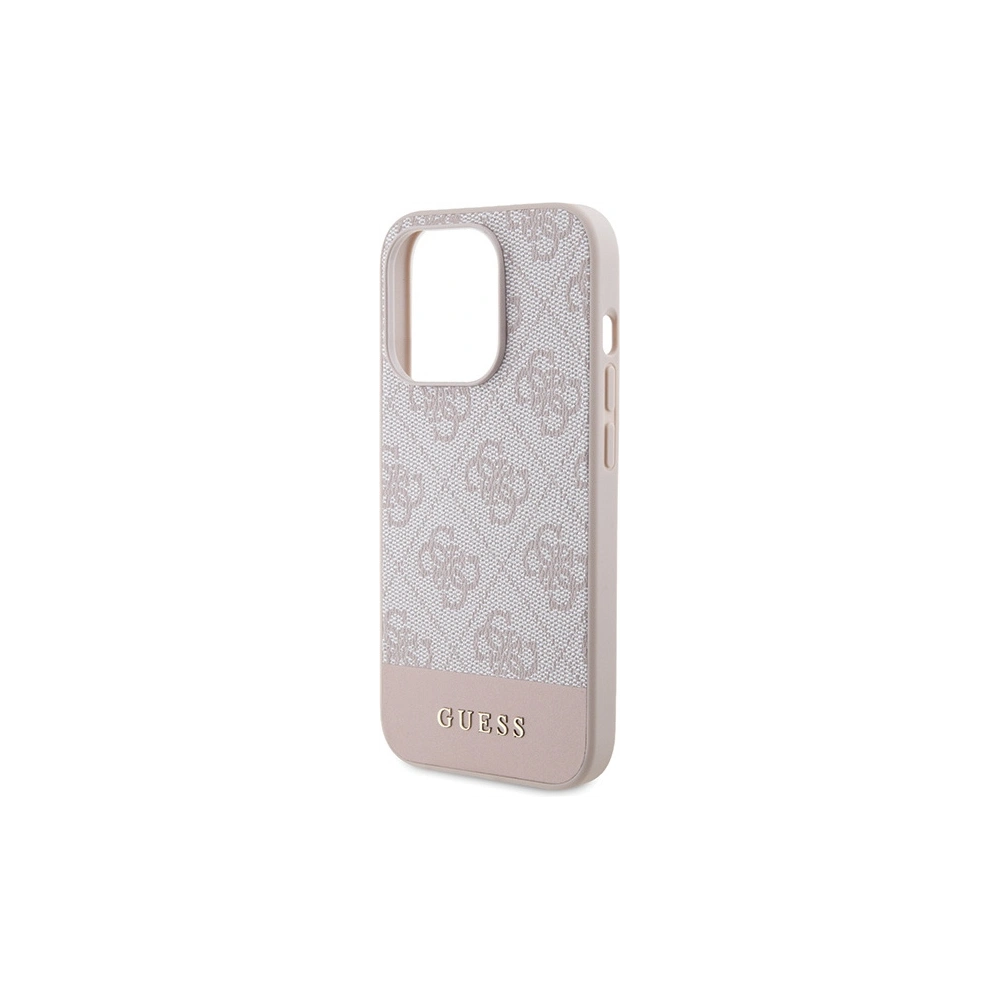 Hurtownia GSM - Etui Guess GUHCP15LG4GLPI Apple iPhone 15 Pro hardcase 4G Stripe Collection roz/pink - GUE3286 - {ean13} - Hurt