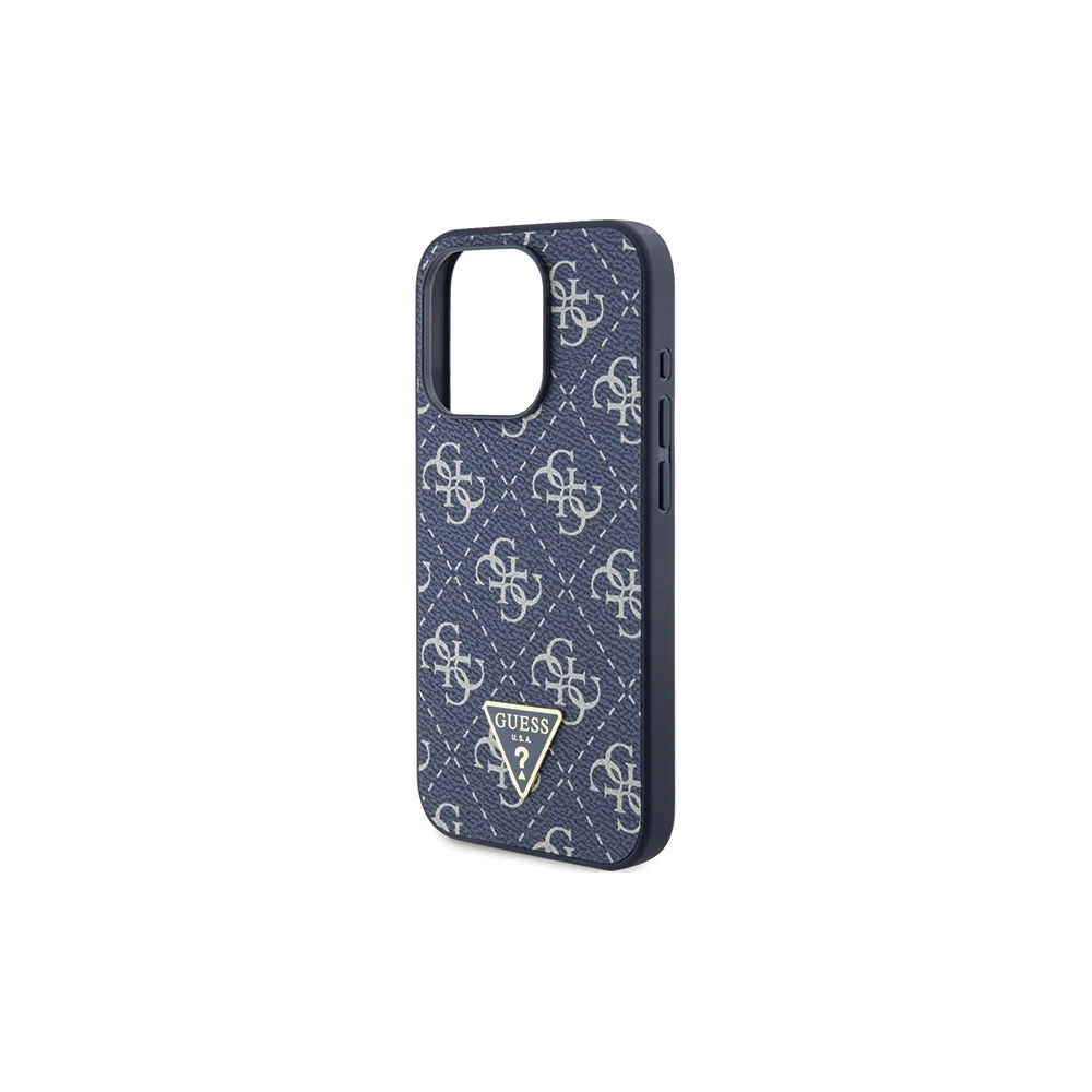 Hurtownia GSM - Case Guess GUHCP15LPG4GPB Apple iPhone 15 Pro Hardcase 4G Triangle Metal Logo blau/blue - GUE3287 - {ean13} - Hurt