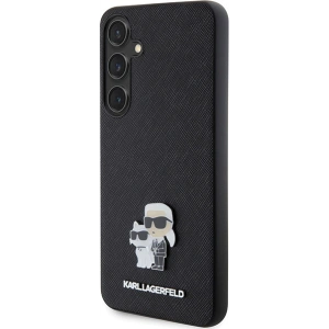 Hurtownia GSM - Etui Karl Lagerfeld KLHCS24SPSAKCMPK Samsung Galaxy S24 hardcase Saffiano Karl & Choupette Metal Pin černý/black - KLD1888 - {ean13} - Hurt