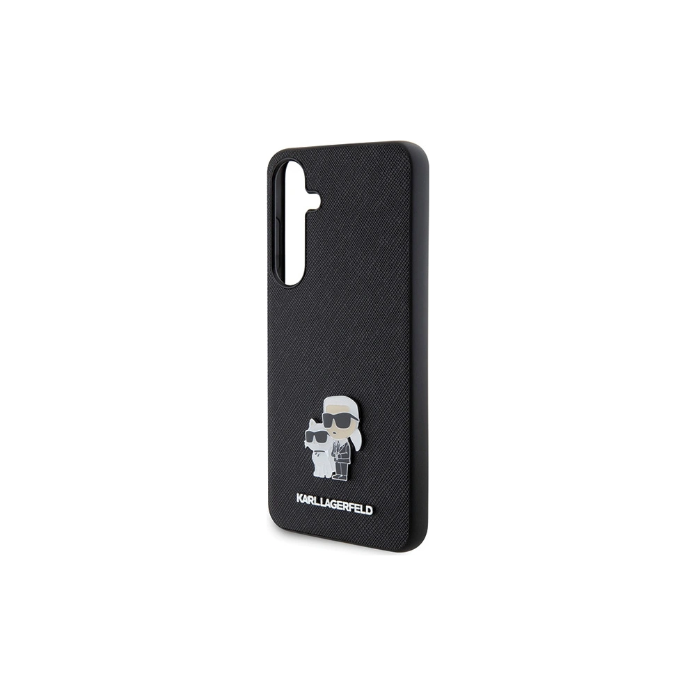 Hurtownia GSM - Etui Karl Lagerfeld KLHCS24SPSAKCMPK Samsung Galaxy S24 hardcase Saffiano Karl & Choupette Metal Pin fekete/black - KLD1888 - {ean13} - Hurt