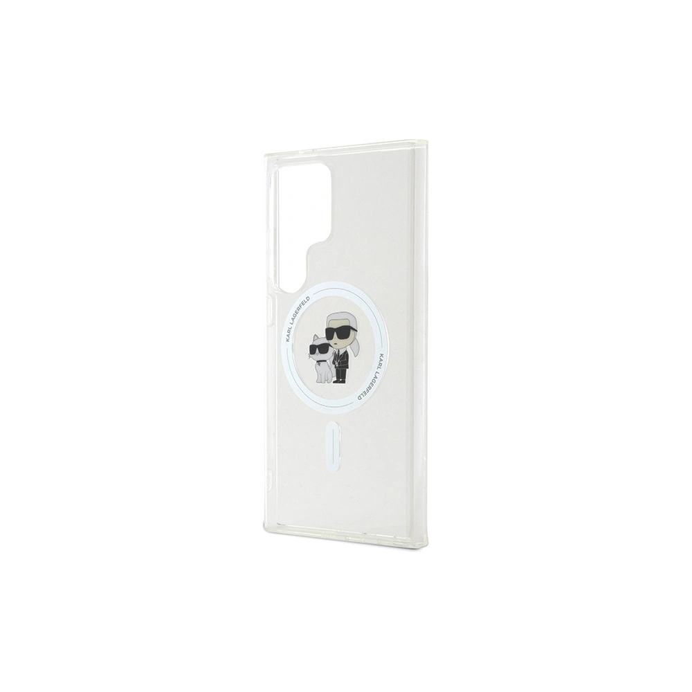 Hurtownia GSM - Case Karl Lagerfeld KLHMS24LHGKCNOT Samsung Galaxy S24 Ultra Hardcase IML Karl&Choupette MagSafe transparent - KLD1889 - {ean13} - Hurt