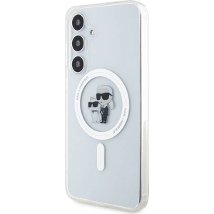 Hurtownia GSM - Tok Karl Lagerfeld KLHMS24SHGKCNOT Samsung Galaxy S24 kemény tok IML Karl&Choupette MagSafe átlátszó - KLD1891 - {ean13} - Hurt