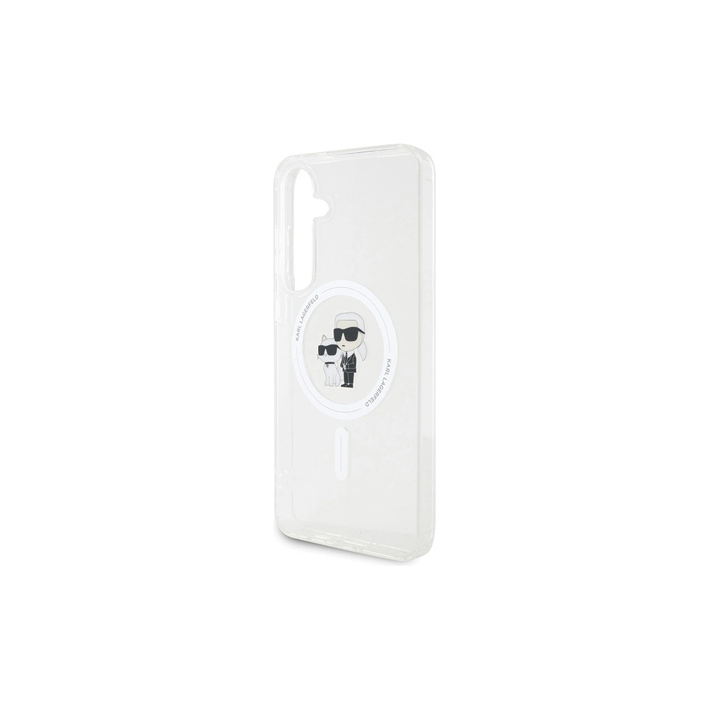 Hurtownia GSM - Tok Karl Lagerfeld KLHMS24SHGKCNOT Samsung Galaxy S24 kemény tok IML Karl&Choupette MagSafe átlátszó - KLD1891 - {ean13} - Hurt