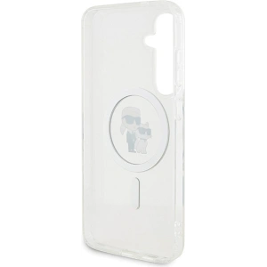 Etui Karl Lagerfeld KLHMS24SHGKCNOT Samsung Galaxy S24 hardcase IML Karl&Choupette MagSafe transparent