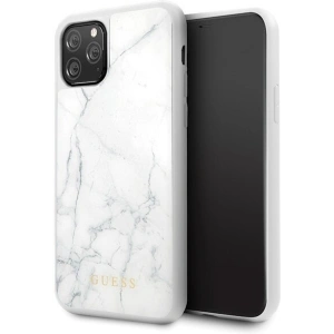 Hurtownia GSM - Etui Guess GUHCN58HYMAWH Apple iPhone 11 Pro biały/white Marble - GUE158WHT - {ean13} - Hurt