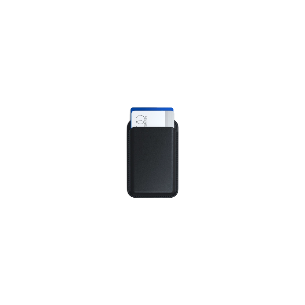 Hurtownia GSM - Suport din Piele Vegană Satechi pentru portofel pentru Apple iPhone MagSafe negru - STH99 - {ean13} - Hurt