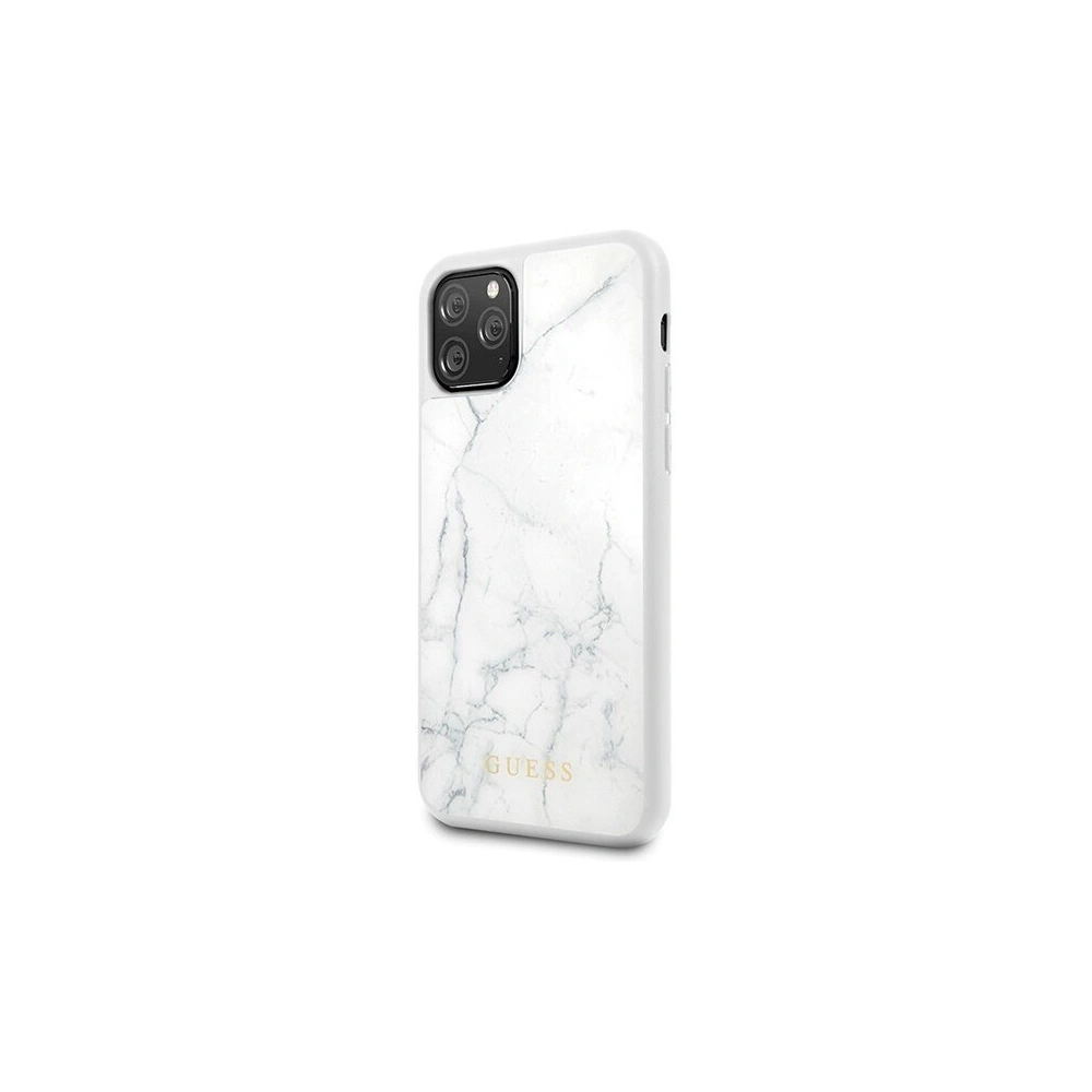 Hurtownia GSM - Etui Guess GUHCN58HYMAWH Apple iPhone 11 Pro biały/white Marble - GUE158WHT - {ean13} - Hurt