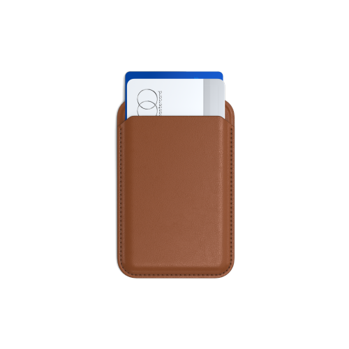 Satechi Distributor - 810086361069 - STH100 - Satechi Vegan-Leather Wallet Stand do Apple iPhone MagSafe brown - B2B homescreen