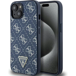 Hurtownia GSM - Etui Guess GUHCP15MPG4GPB Apple iPhone 15 Plus / 14 Plus hardcase 4G Triangle Metal Logo albastru/blue - GUE3290 - {ean13} - Hurt