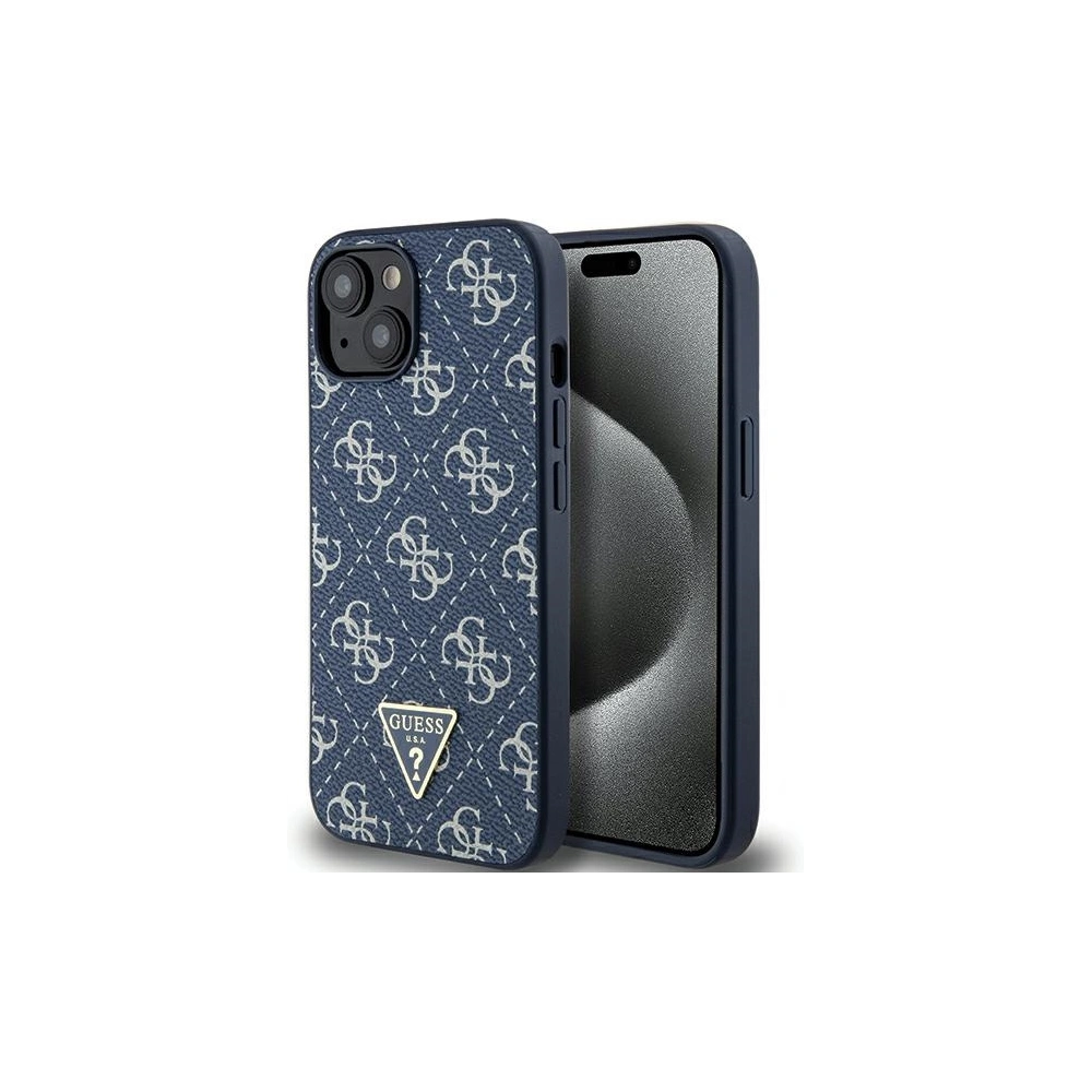 Hurtownia GSM - Etui Guess GUHCP15MPG4GPB Apple iPhone 15 Plus / 14 Plus hardcase 4G Triangle Metal Logo albastru/blue - GUE3290 - {ean13} - Hurt